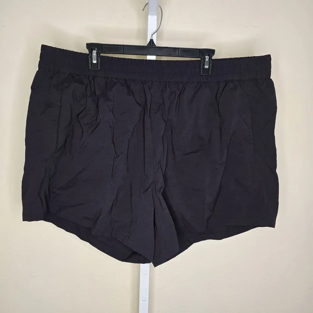 Universal Standard Women's L (3X) Black Elastic Waist Shorts 4